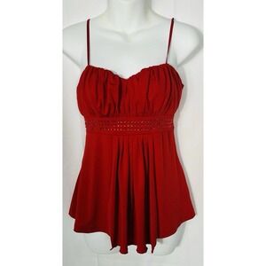 Vintage MyMichelle Babydoll Top Size M Thin Strap Y2K Whimsigoth Witchy Vamp 00s